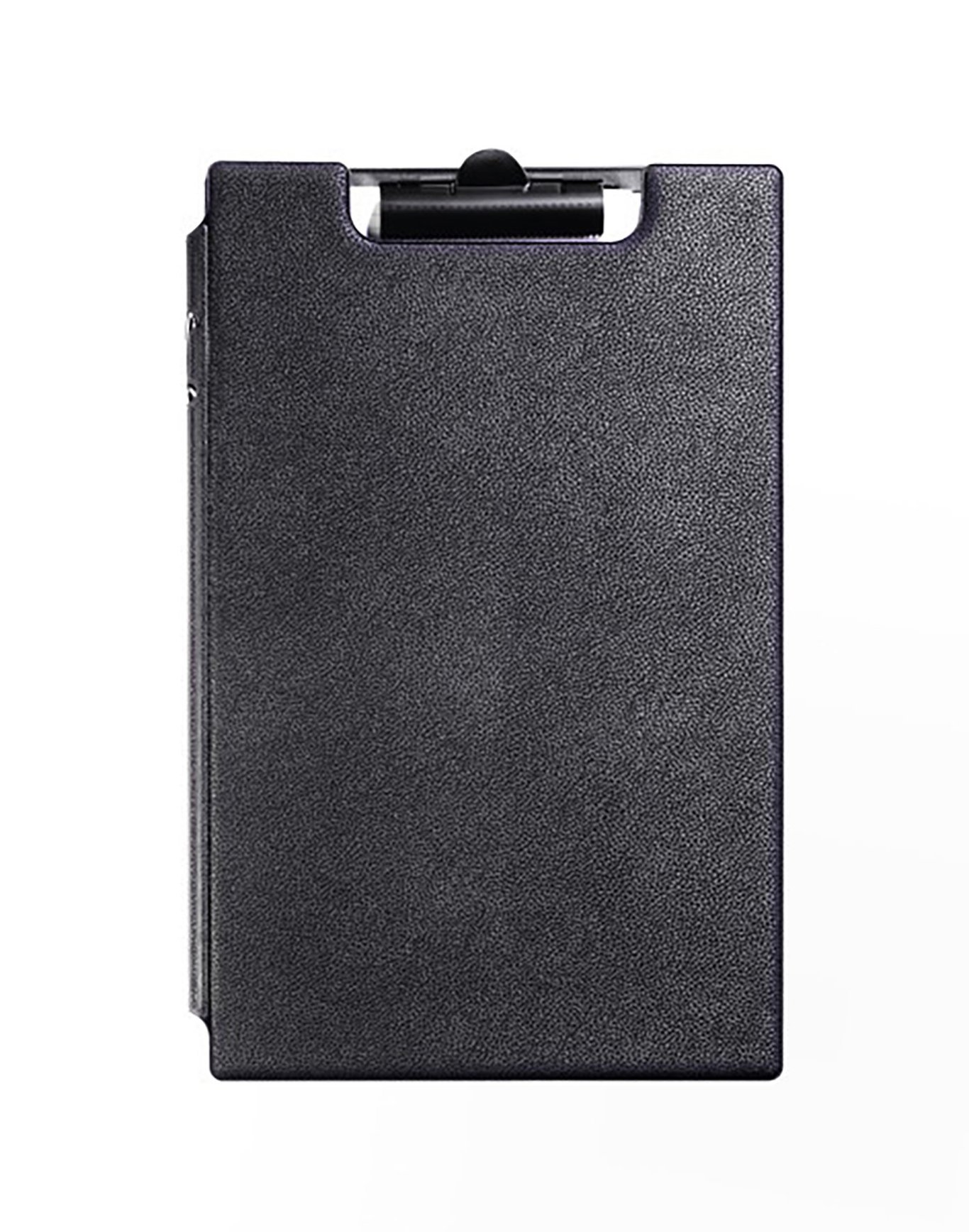 Svart dubbel skrivplatta i A4+ storlek med hållare och clip