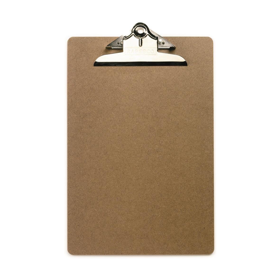 Skrivplatta Rapesco masonit A4 med metallklämma