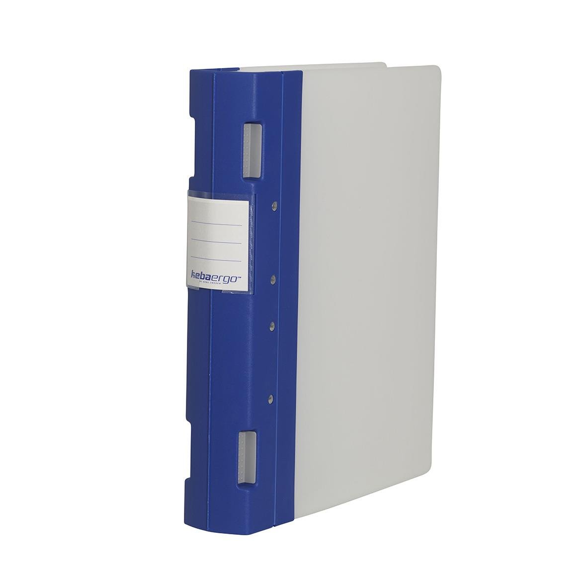 Blå gaffelpärm Keba Ergo 55mm för A4-ark