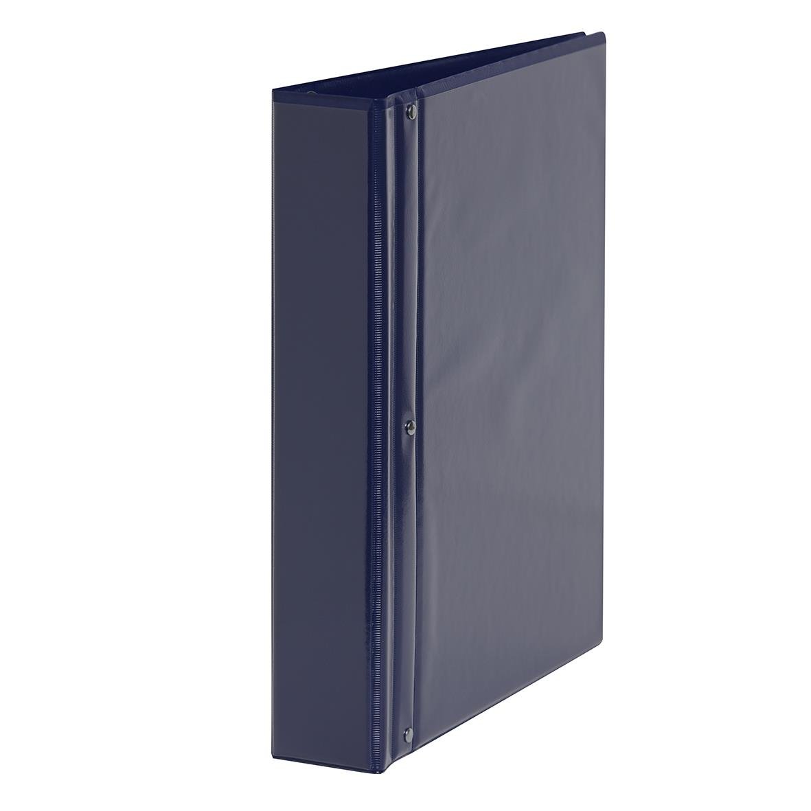 Blå gaffelpärm med ficka 60mm för A4-ark
