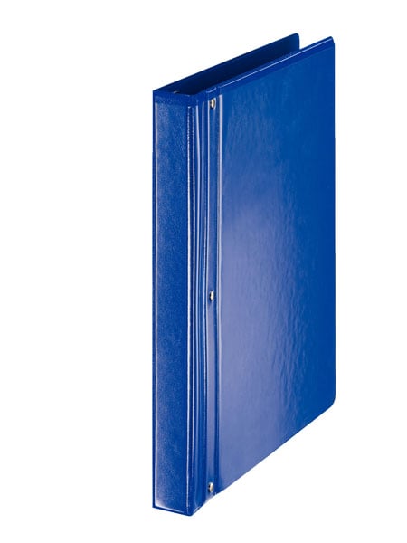 Gaffelpärm Greppo ficka A4+ blå 40mm FSC märkt