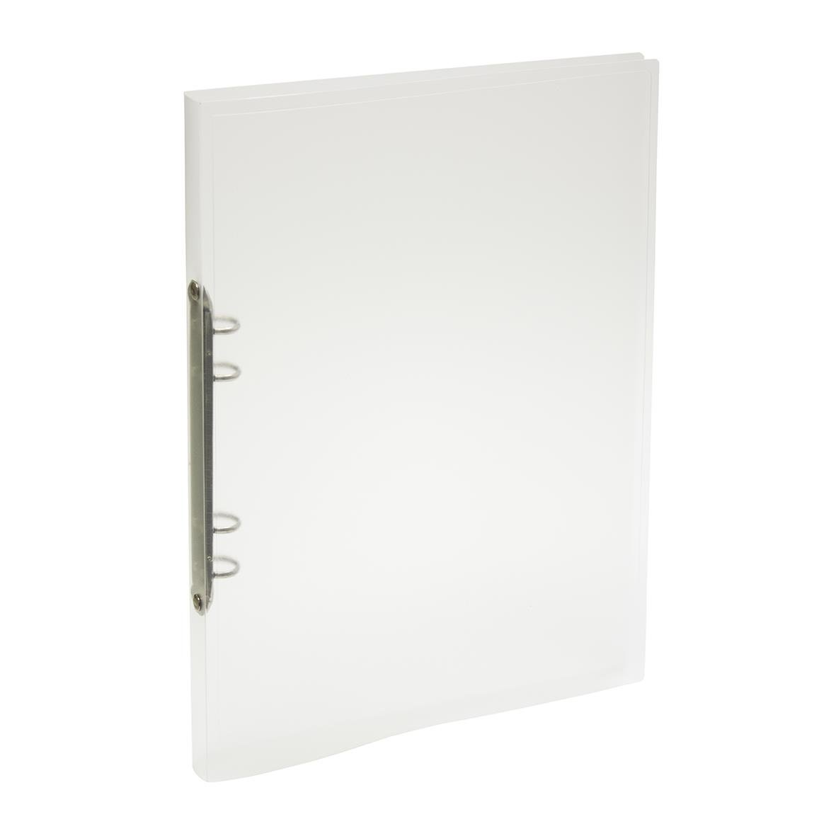 Transparent ringpärm för A4 med 16mm ringsystem