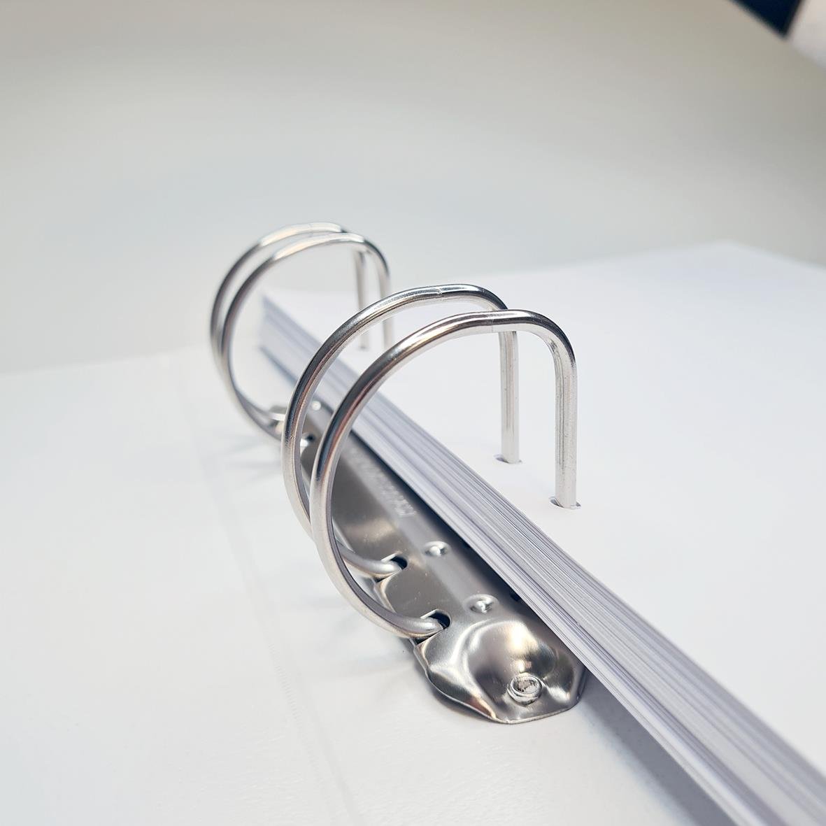 Vit ringpärm Esselte Panorama D-Ring Ø45mm för A4-papper