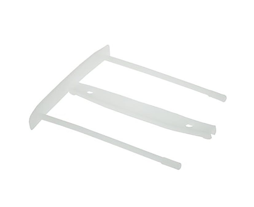 Vit arkivbindare med snäppclips för dokument