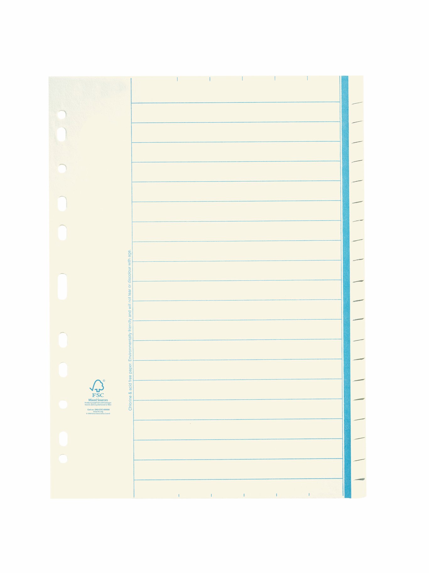 Pärmregister AllOffice papper 20-flik A4 11310015