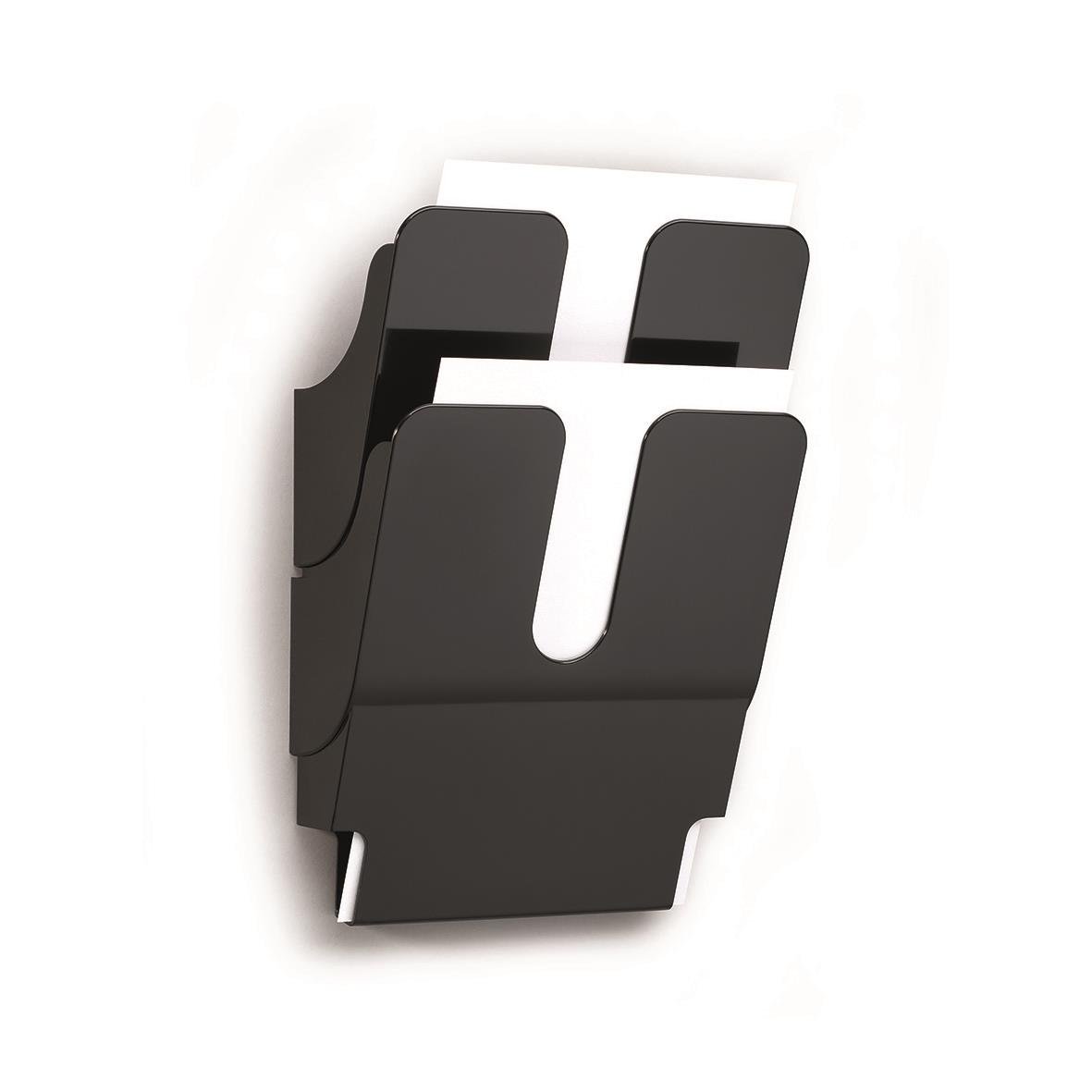 Svart blankettfack Durable Flexiplus i A4-storlek för dokument