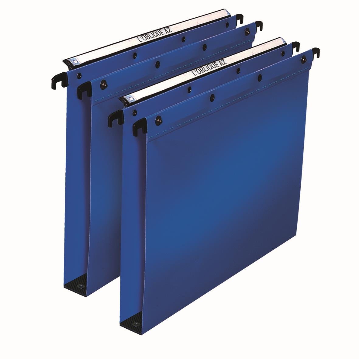 Tre blå hängmappar Elba PP Ultimate 30mm A4