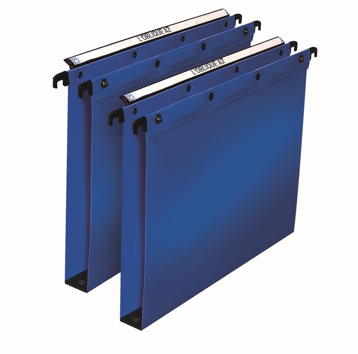 Tre blå hängmappar Elba PP Ultimate 30mm A4