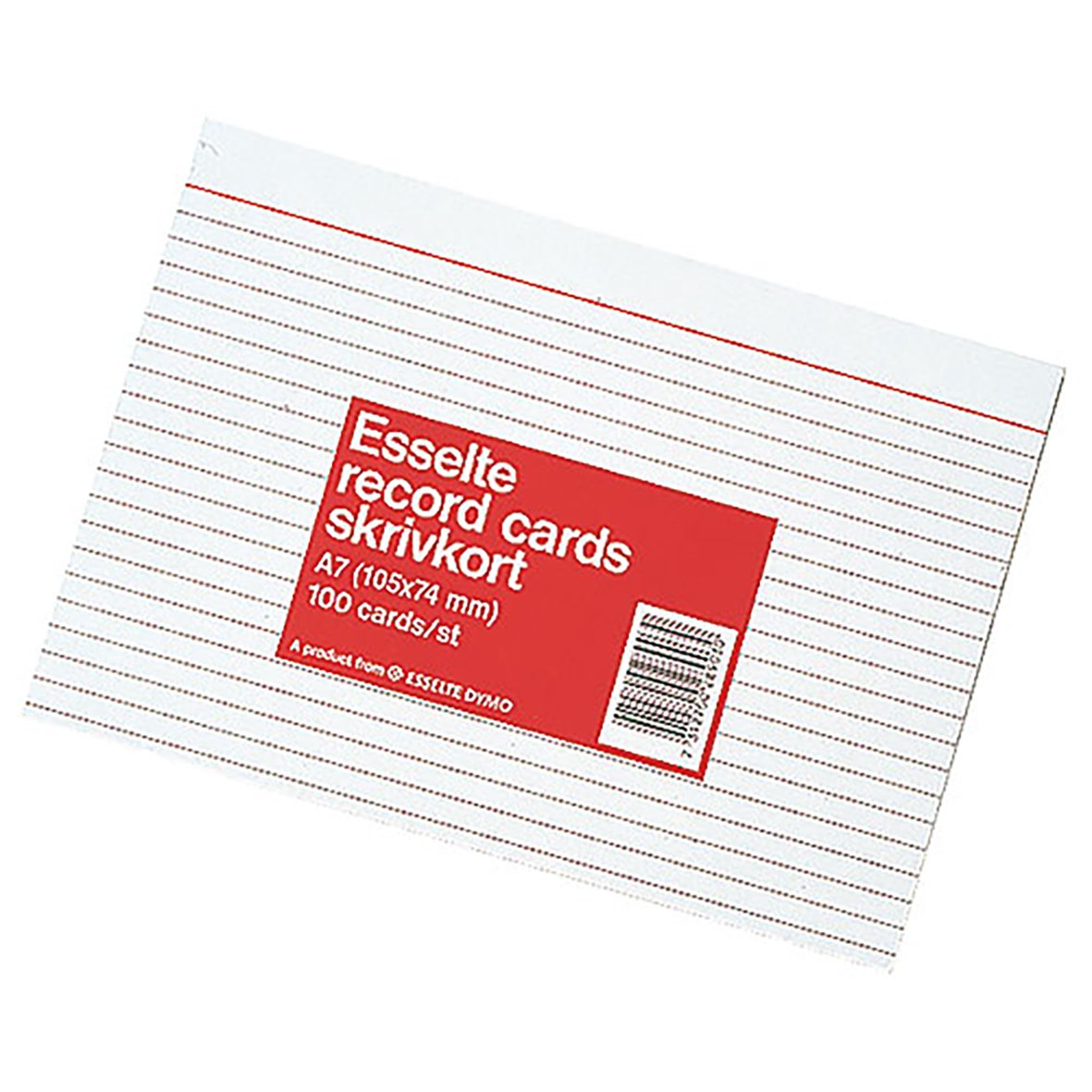 Linjerat skrivkort i A5 storlek med 100 sidor för anteckningar eller meddelanden