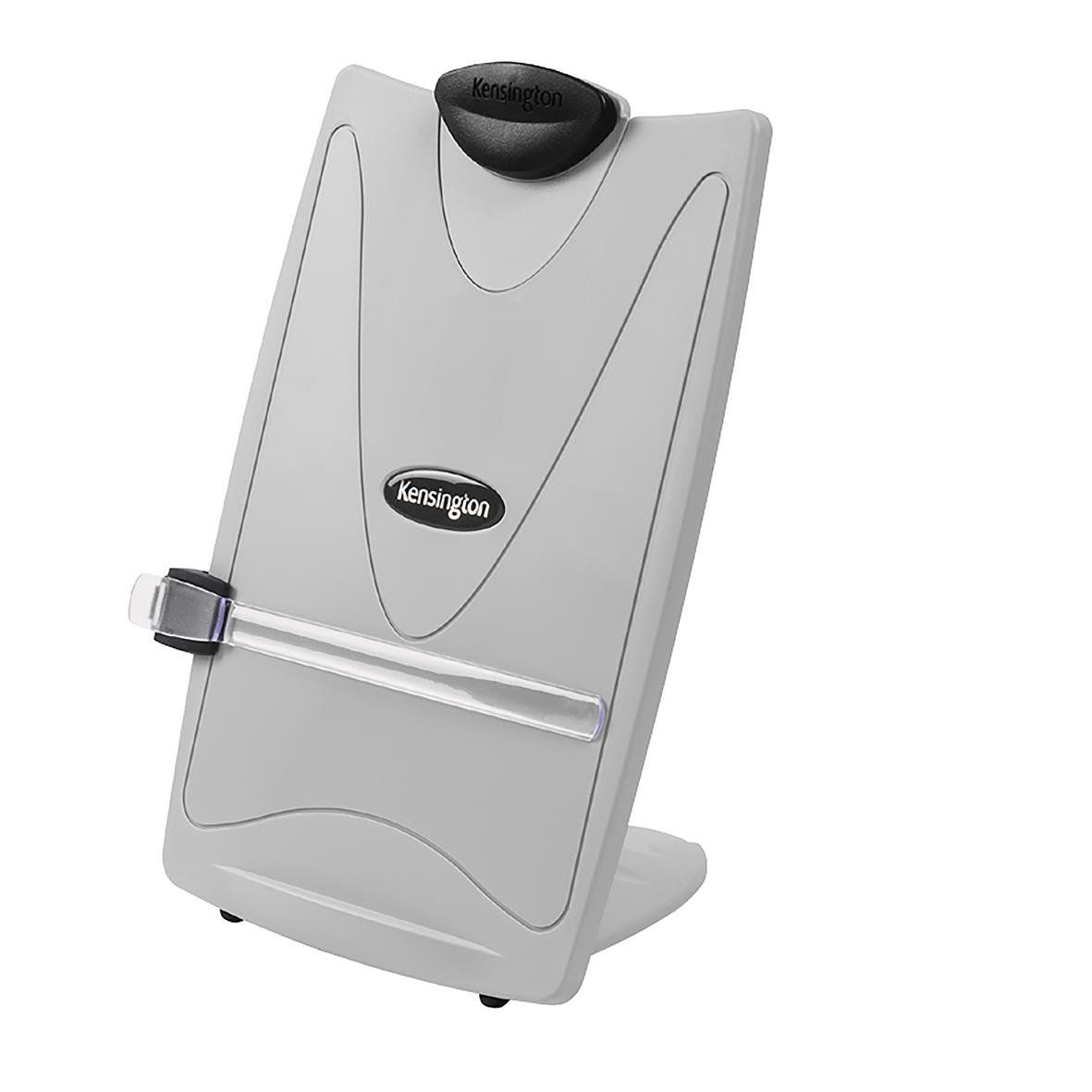 Dokhållare Kensington Insight Plus A4 i grå färg med clip och stöd för dokument