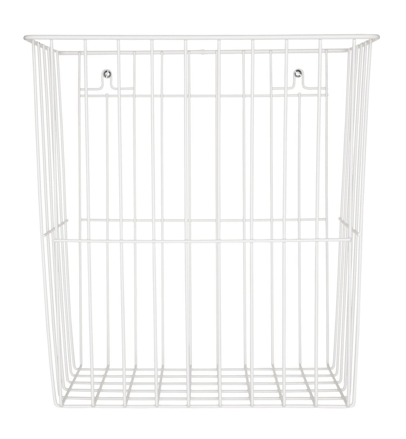 Väggmonterad papperskorg Tork Tråd 20l i vitt