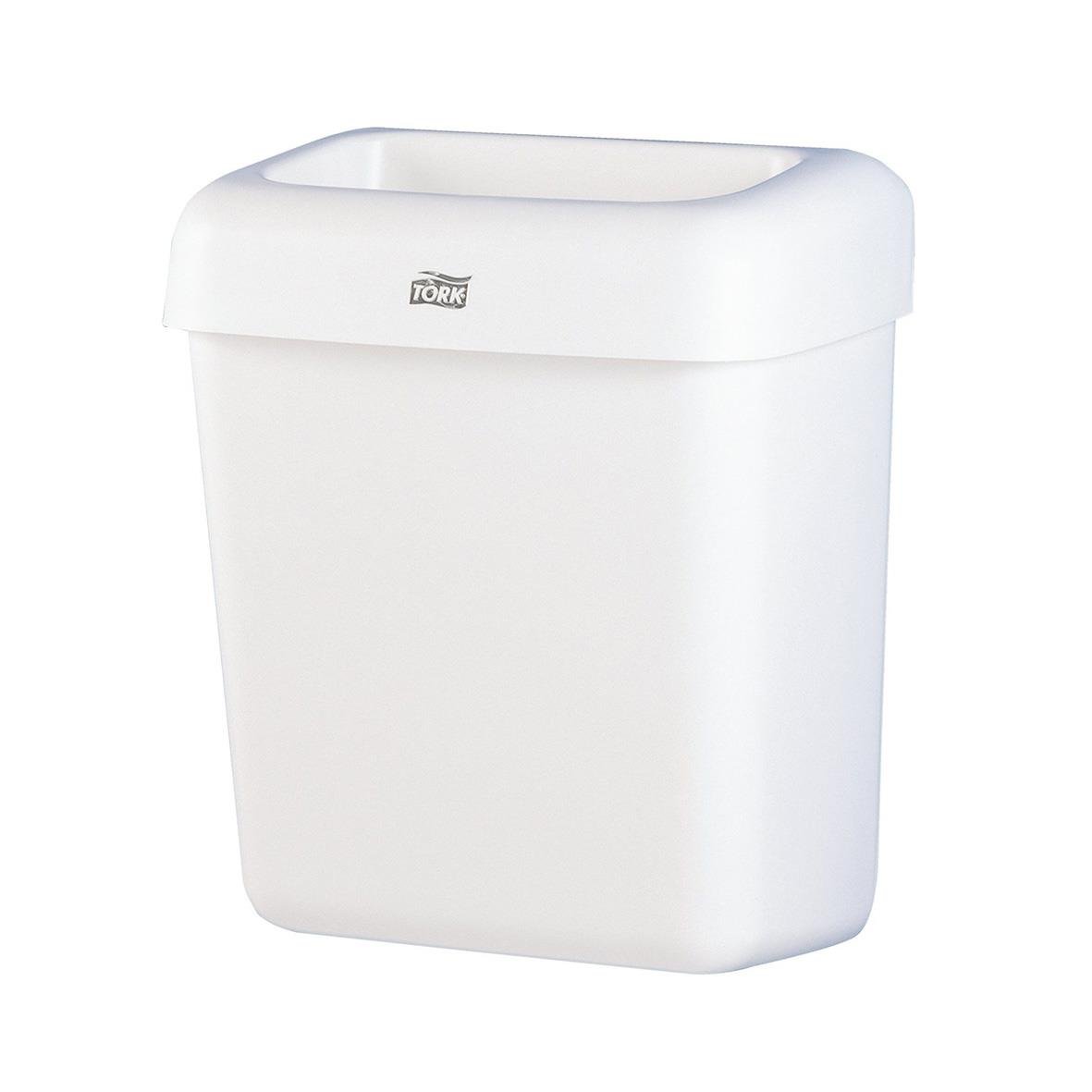 Vit plastpapperskorg Tork B2 20L