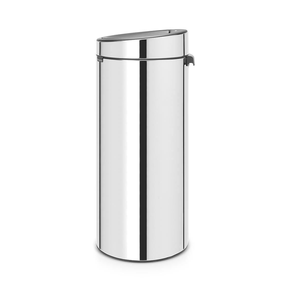 Brabantia Touch Bin papperskorg i glänkande stål, 30L