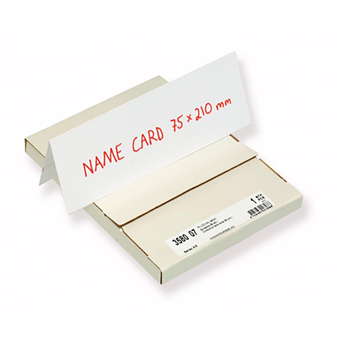 Bordsskylt Bantex 75x210 mm med plats för namn eller meddelande