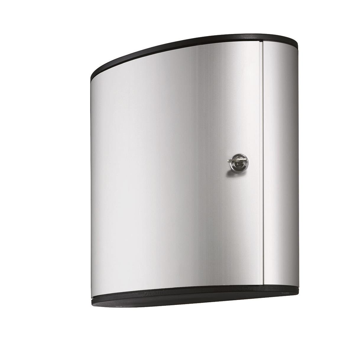 Durabelt nyckelskåp för 18 nycklar, väggmonterat i metall