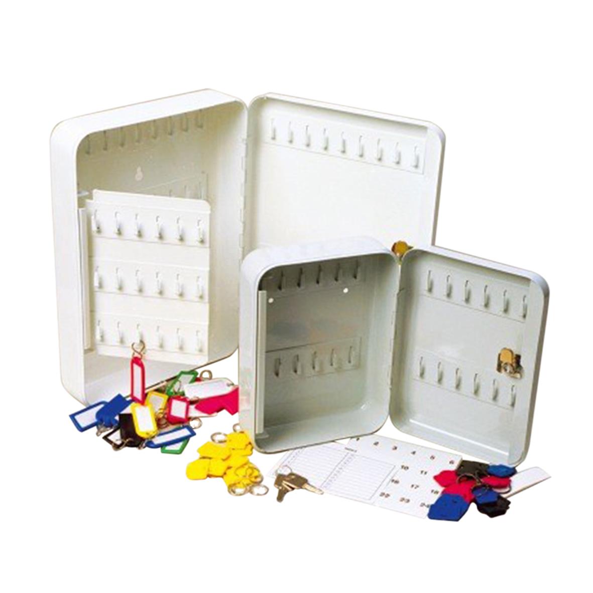 Nyckelskåp för 50 nycklar med lås och nycklar, öppningsbar förvaring