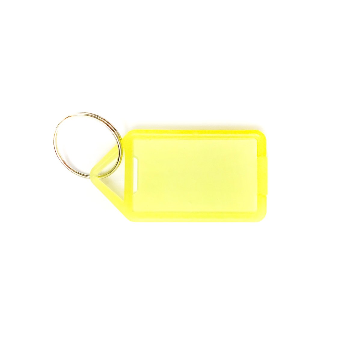 Nyckelbricka Premium transparent gul 11950086