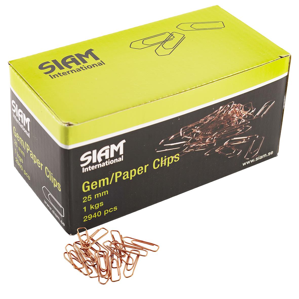 Gemetall 25 mm 1 kg för metallklippning i gul och svart förpackning med kopparfärgade gem