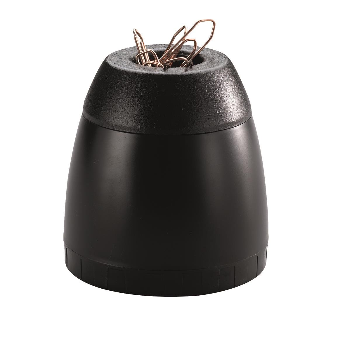 Svart gemkopp för kontorsmaterial med metallklämmor