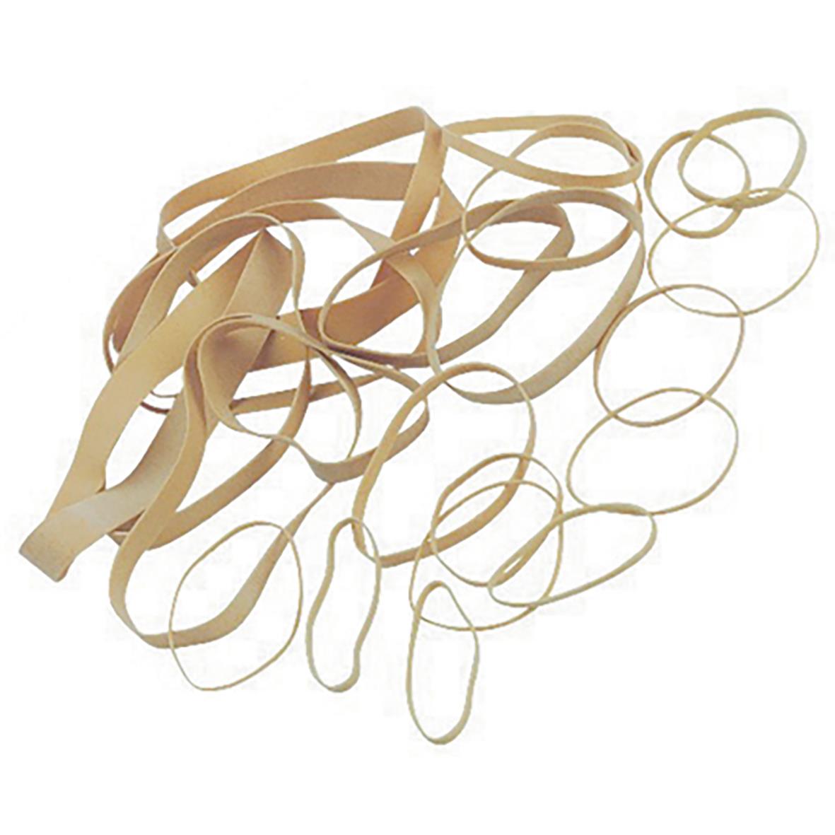 Gummiband i olika storlekar och längder, 32 x 75 mm, 500g