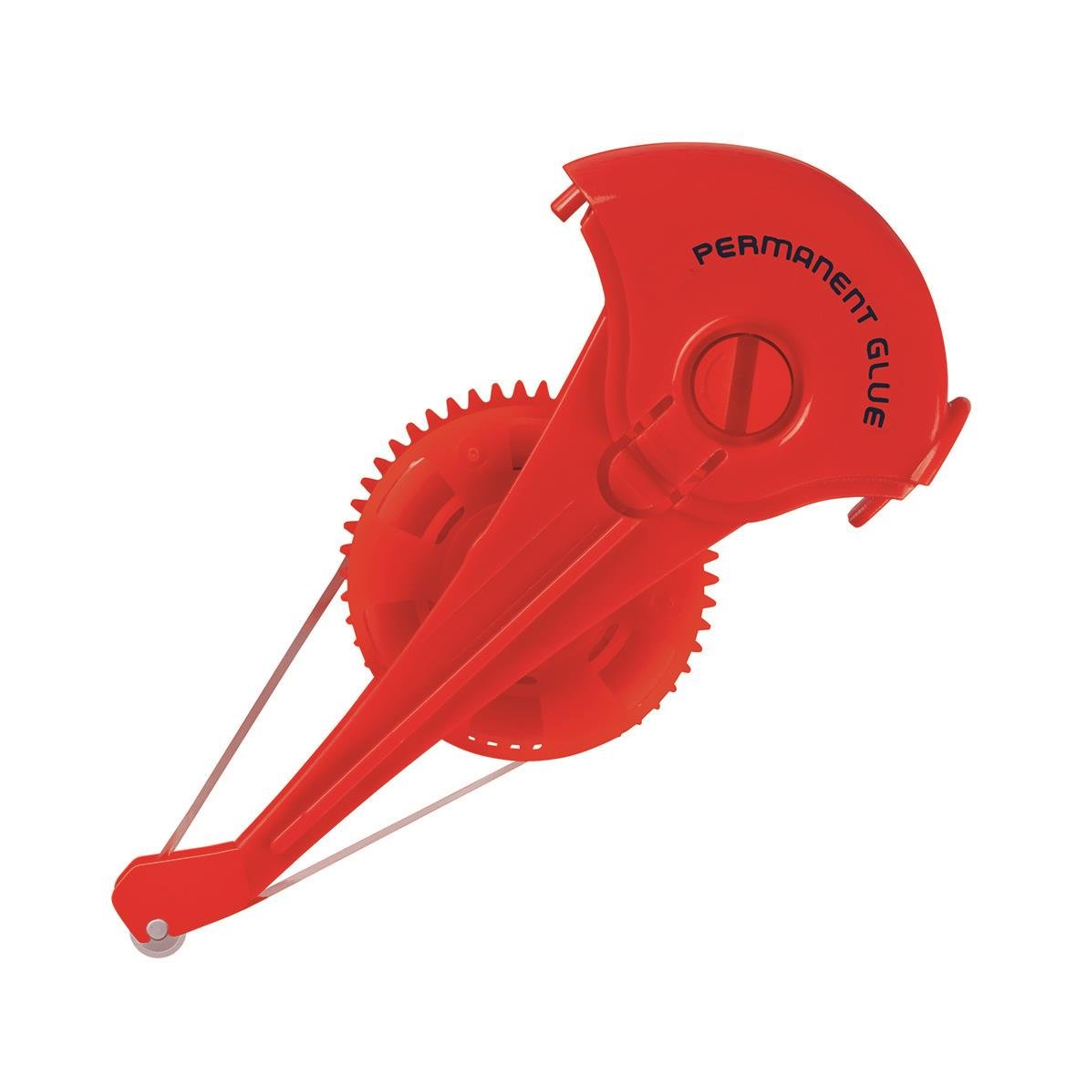 Röd limroller refill med permanent lim och EcoLogo-märkning, 8,4mm x 14m