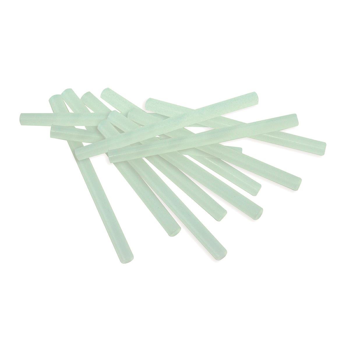 Små limstavar 18 stycken med diameter 7mm i ljus färg