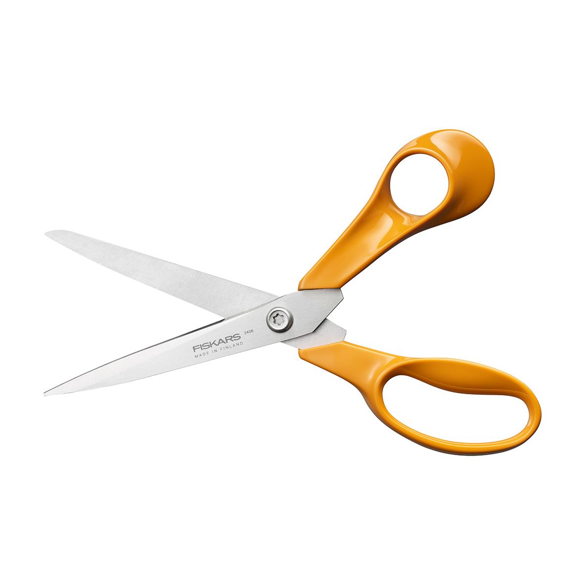 Sax Fiskars universal höger sax 210mm med orange handtag