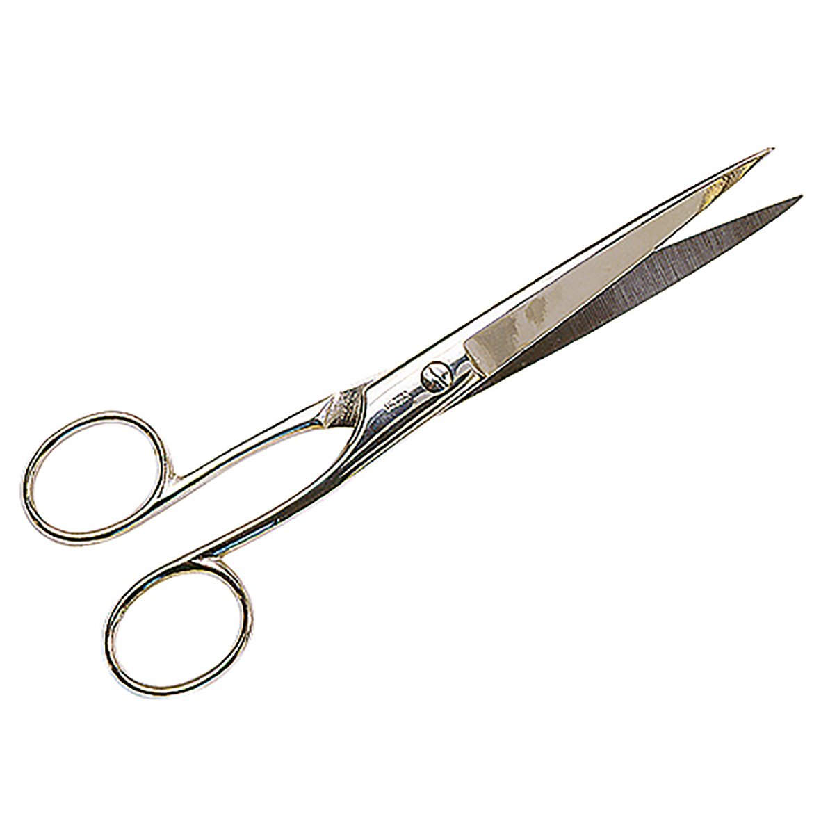 Metallsax Wedo 203mm med skarpa blad och runda handtag