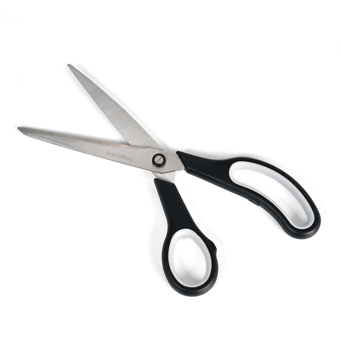 Sax med svart och grå handtag, 255 mm lång