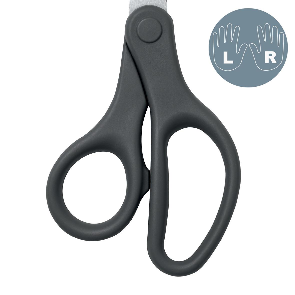 Sax Leitz Titanium grå 205mm med vänster och höger handmarkering
