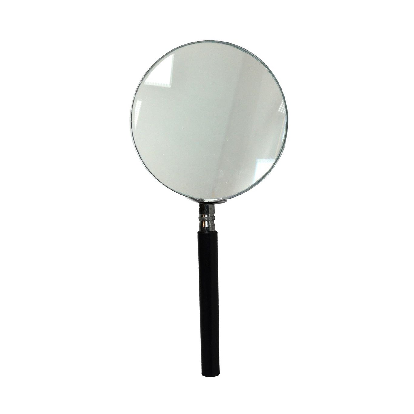 Förstoringsglas med 100mm diameter och svart handtag