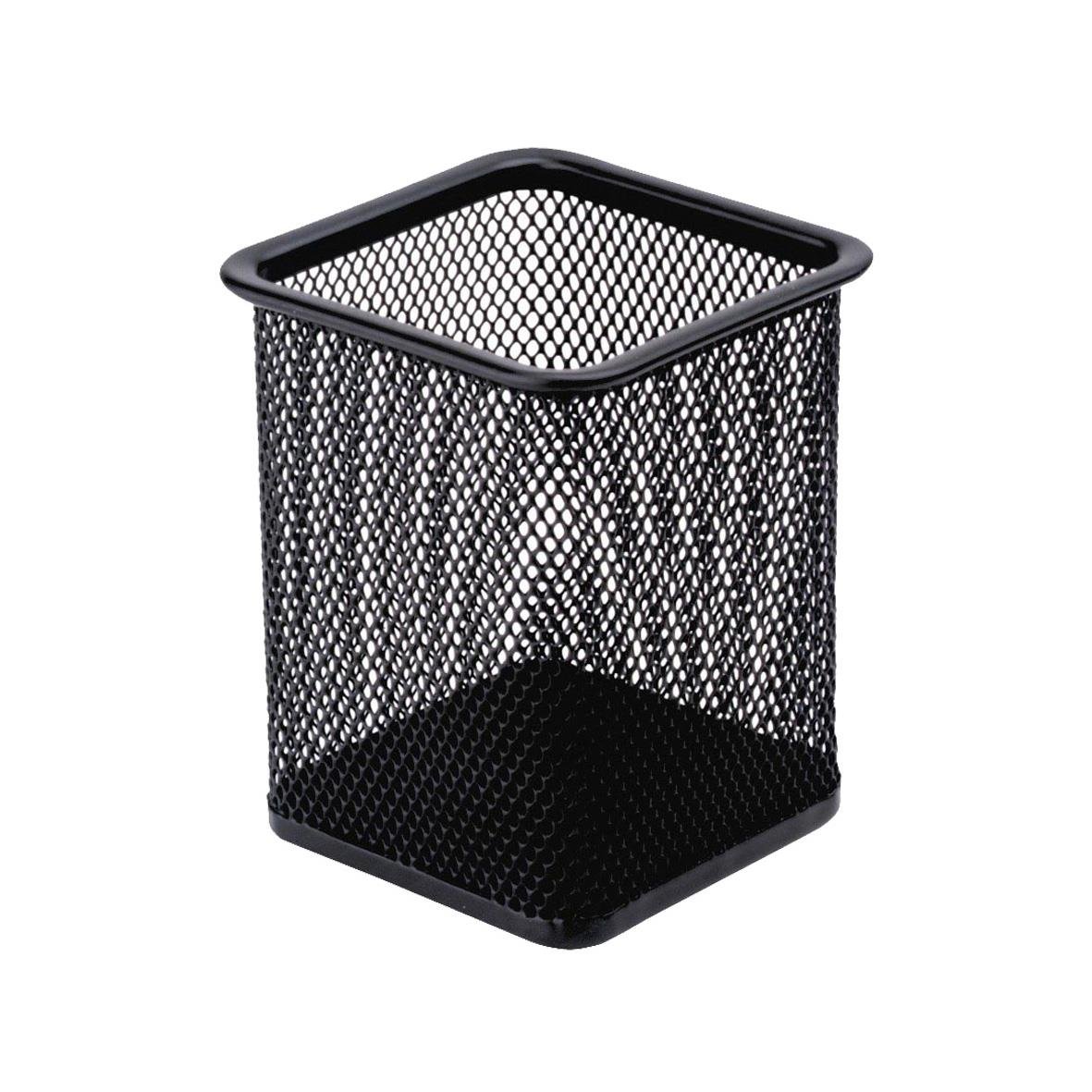 Svart fyrkantig trådkorg för pennor eller småsaker