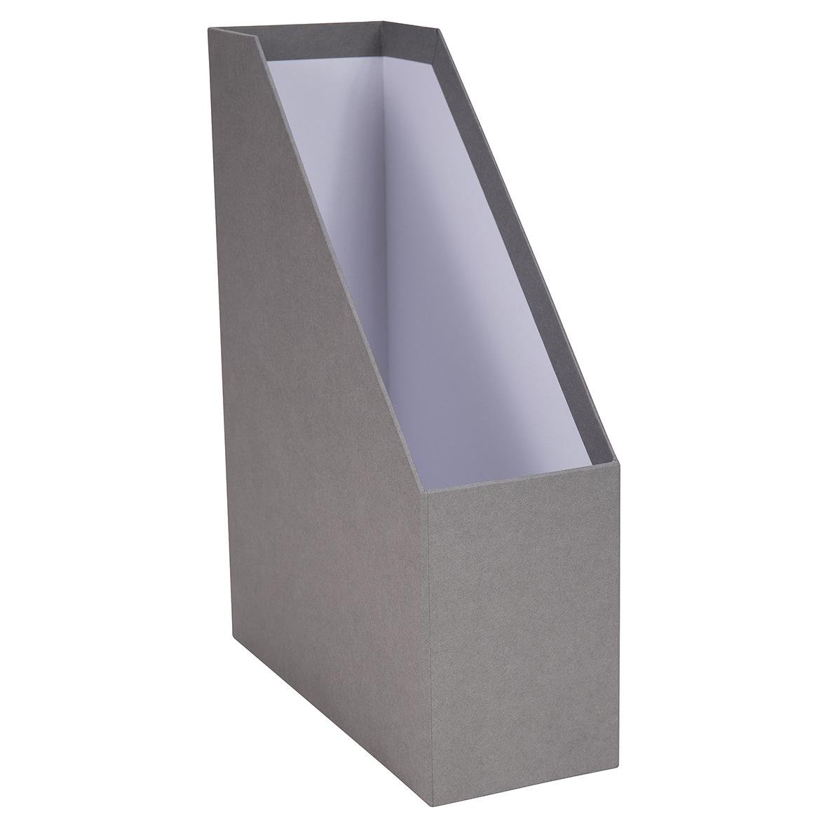 Stor grå tidsskriftssamlare Bigso Viktoria i kartong