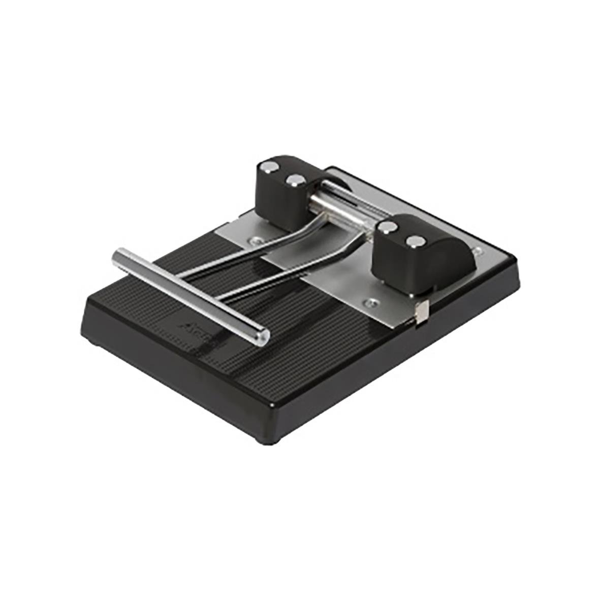 Svart hålslag T40 med justerbar skärme och metallarm för papper