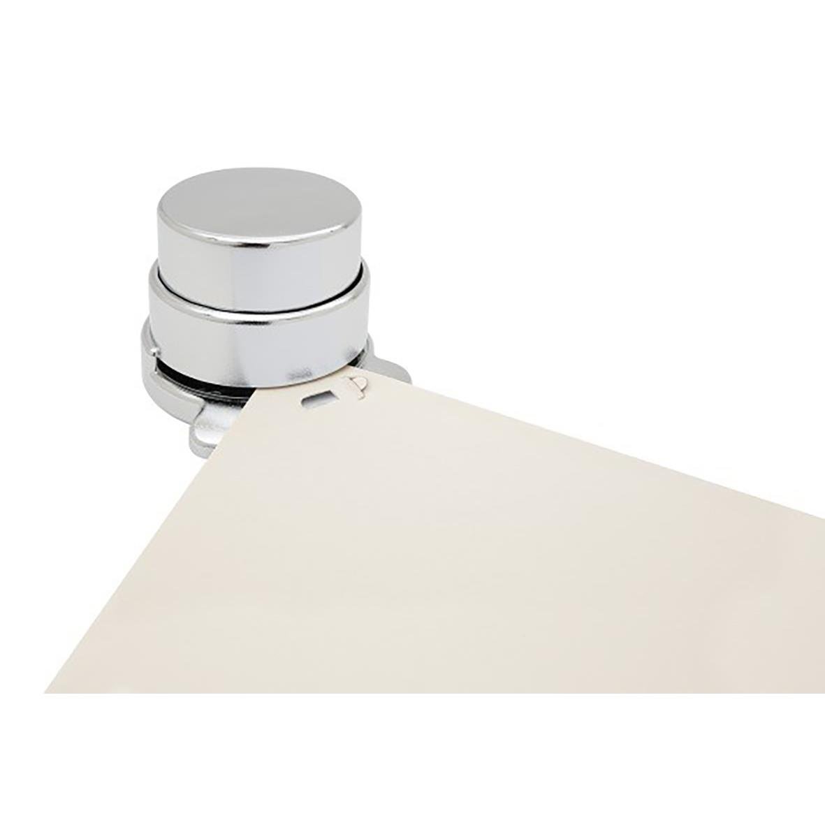 Häftapparat Wedo Klammerfri 4 Ark Krom med klämmor och papper