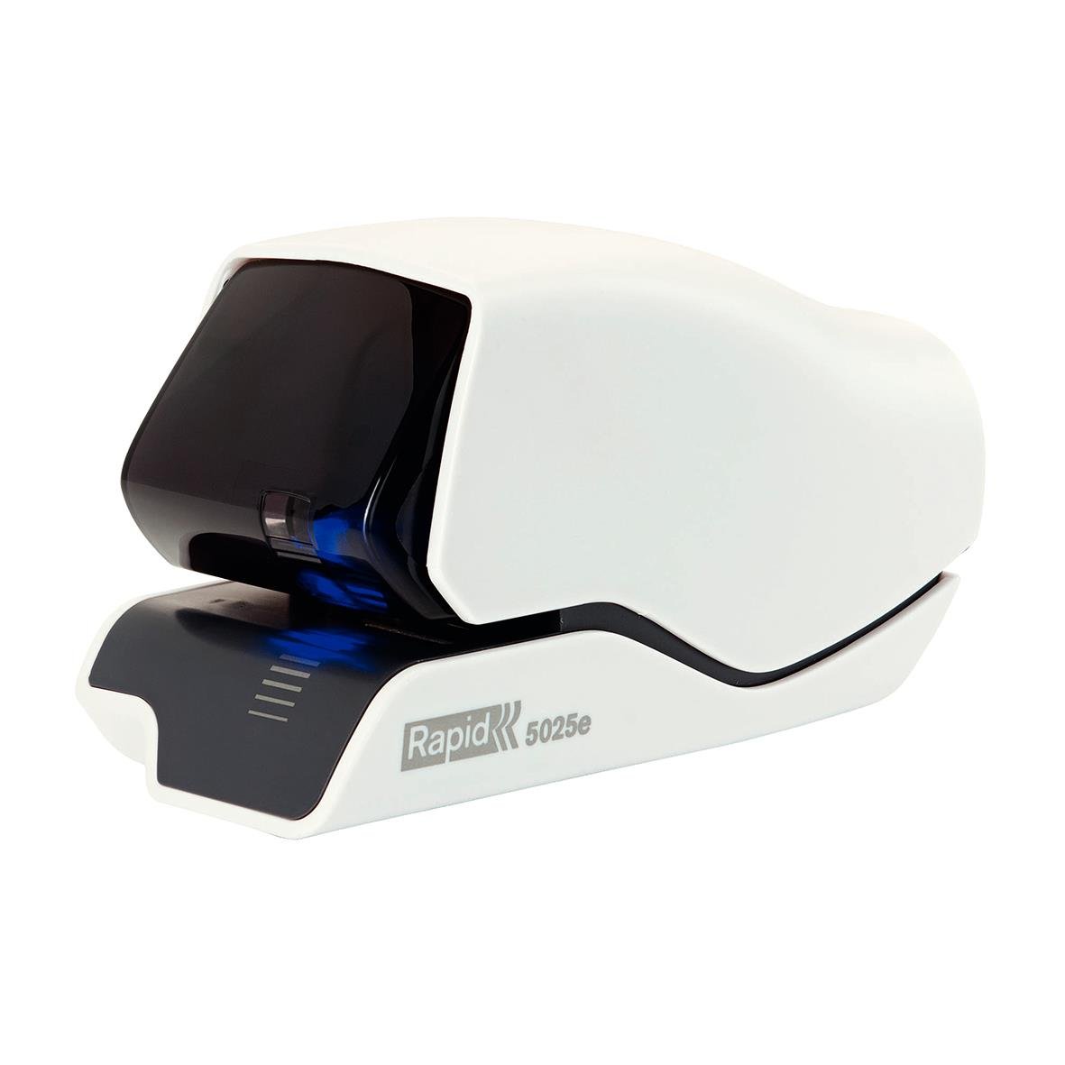 Vit elhäftare Rapid 5025E Flat Clinch för 25 ark