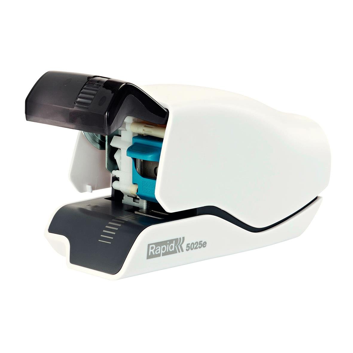 Vit elhäftare Rapid 5025E Flat Clinch för 25 ark