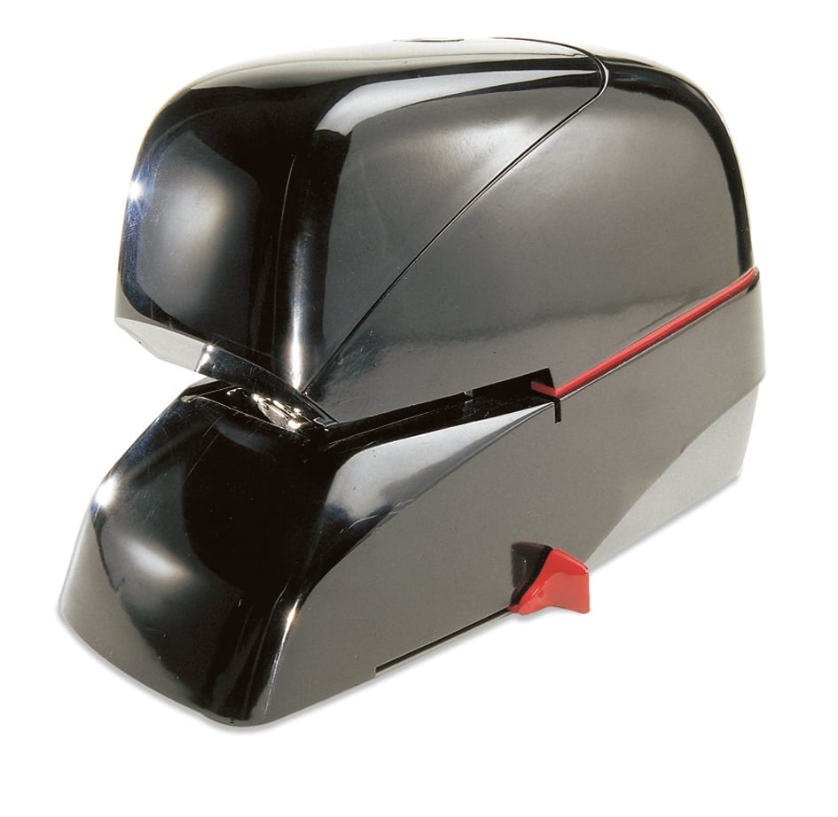 Elhäftare Rapid 5080E Flat Clinch 80 Ark Svart, svart och röd design