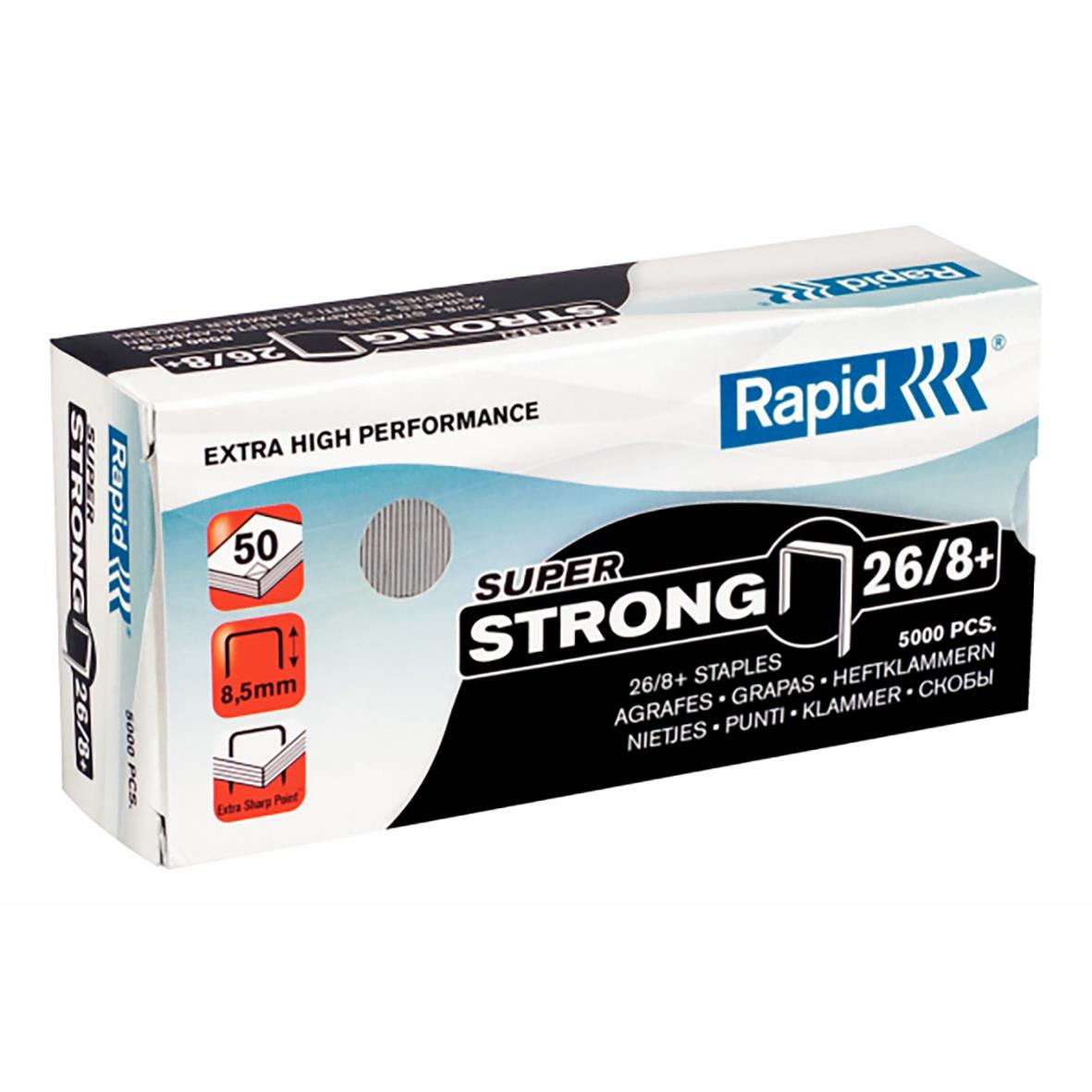 Häftklammer Rapid 26/8+ Superstrong