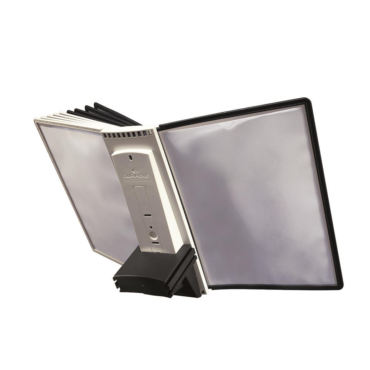 Utbyggnadsset Durable Sherpa 10 paneler Svart/Grå A4