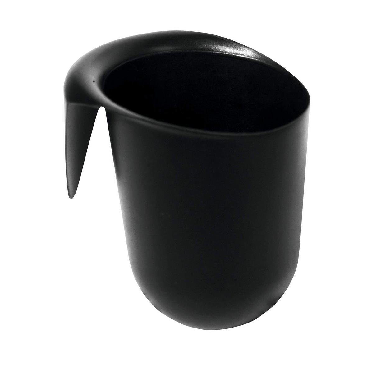 Svart rund papperskorg Durable Durabin Mini 1L med handtag