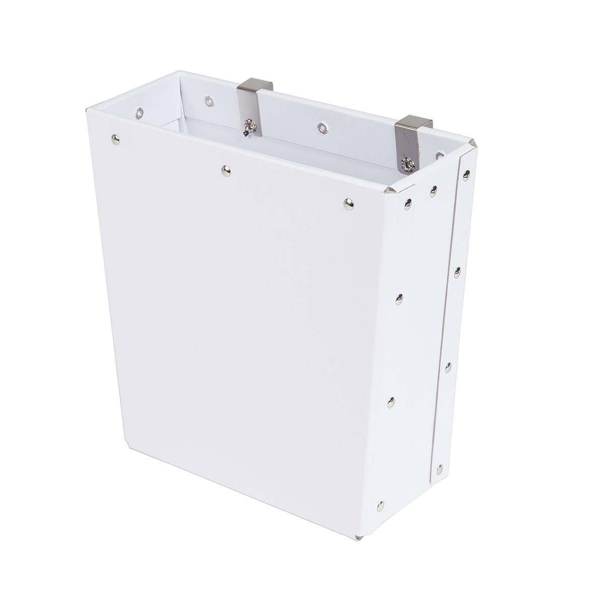 Vit påhängsbox Bigso till Tellus 290, väggmonterad