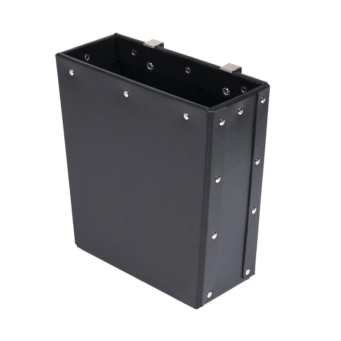 Svart påhängsbox Bigso till Tellus 291, väggmonterad