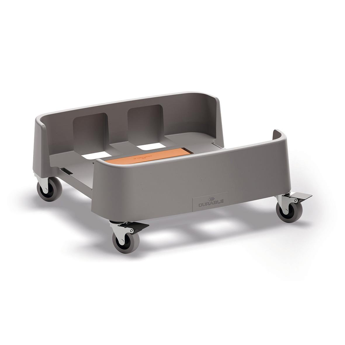 Vagn Durable för Durabin 90 med hjul och låg sida