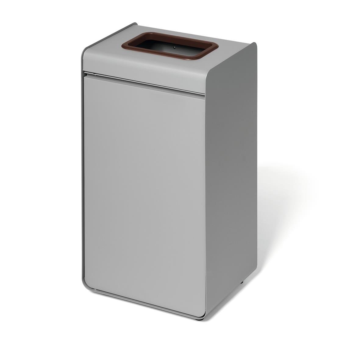Återvinningskärl Durable Durasort i grå/brun, 55L