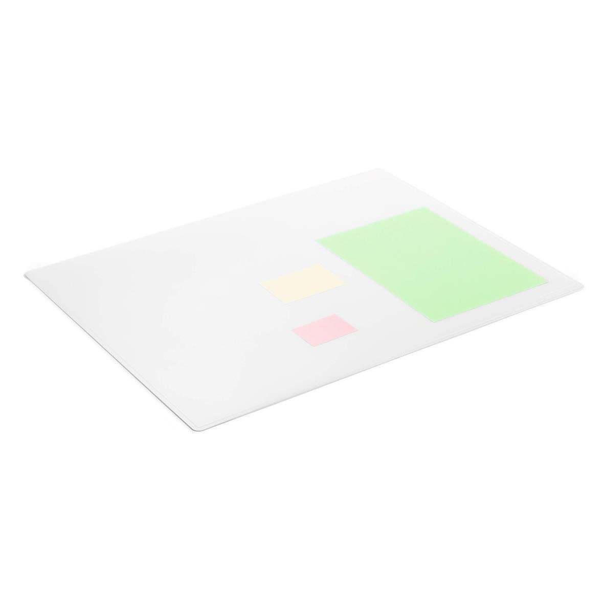 Transparent skrivunderlägg Durable Duraglas 530x400mm med färgade markeringar