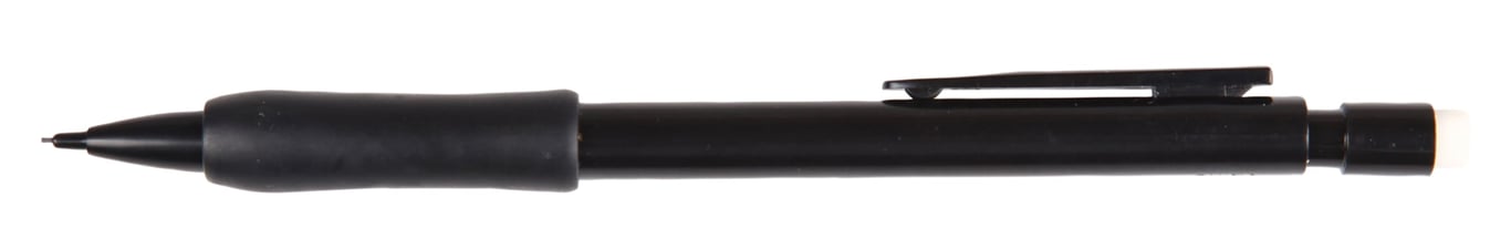 Svart stiftpenna AllOffice Basic Grip 0,5 med clip
