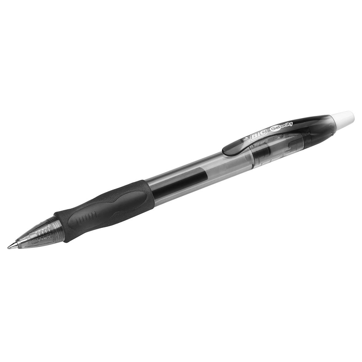 Svart Bic Gelocity gelpenna med 0,7 mm spets