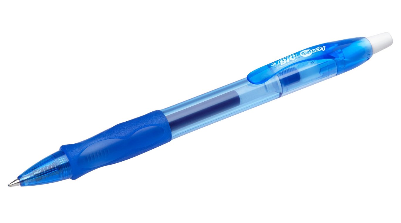 Blå Bic Gelocity gelpenna med 0,7 mm spets
