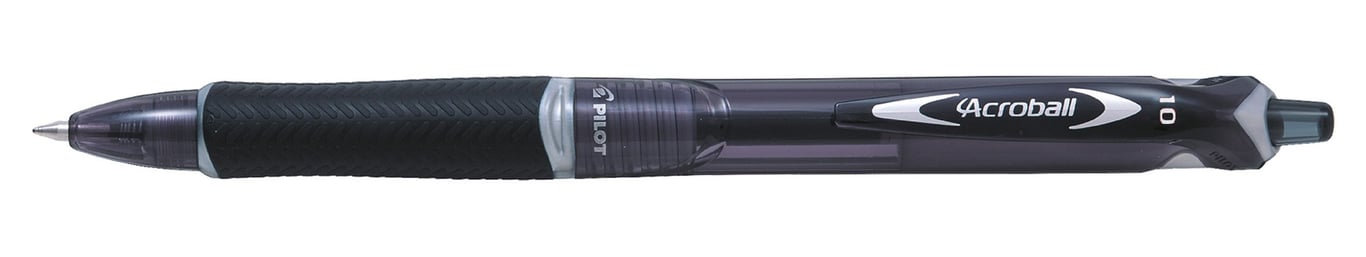 Svart Pilot Acroball kulspetspenna med 1.0 mm spets
